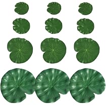 Amazon.co.jp: MINBOOT 人工水草 水槽 水草 メダカ 睡蓮 12枚（10cm